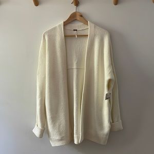 Free People Ottoman Cardigan in Ecru